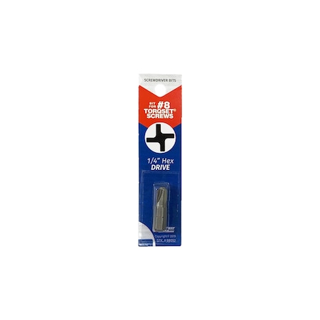 Best Way Tools Bit Security #8 Torq 88052